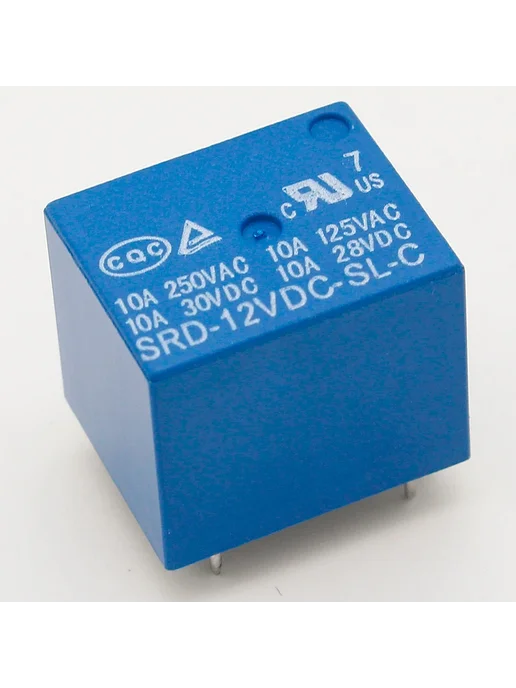 ELECAPITAL Реле питания SRD-12VDC-SL-C 12В (5 шт.), 5 шт, фото 2