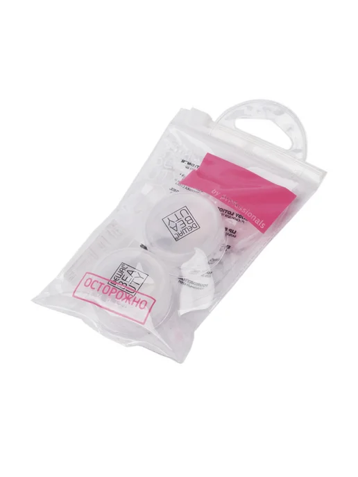 DEWAL BEAUTY Дорожный набор баночек для путешествий, 3пр, белый, фото 2