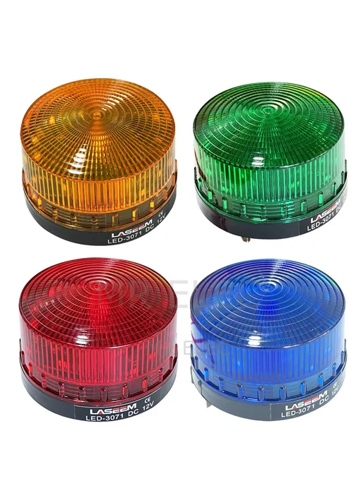 PINANWZ Индикаторная лампа Strobo Signal yellow 220V, желтый, фото 2