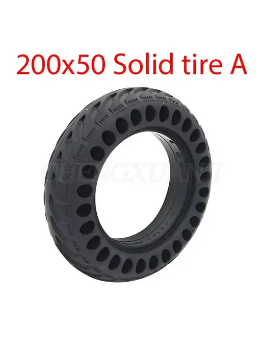 CHENXUANJI Шина 200x50 Solid tire D (37mm) черная для электровелосипеда, 200x50, фото 4