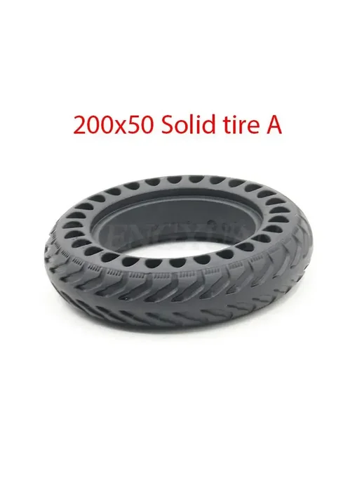 CHENXUANJI Шина 200x50 Solid tire D (37mm) черная для электровелосипеда, 200x50, фото 6