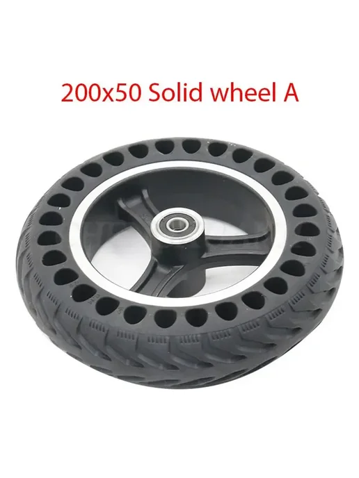 CHENXUANJI Шина 200x50 Solid tire D (37mm) черная для электровелосипеда, 200x50, фото 7