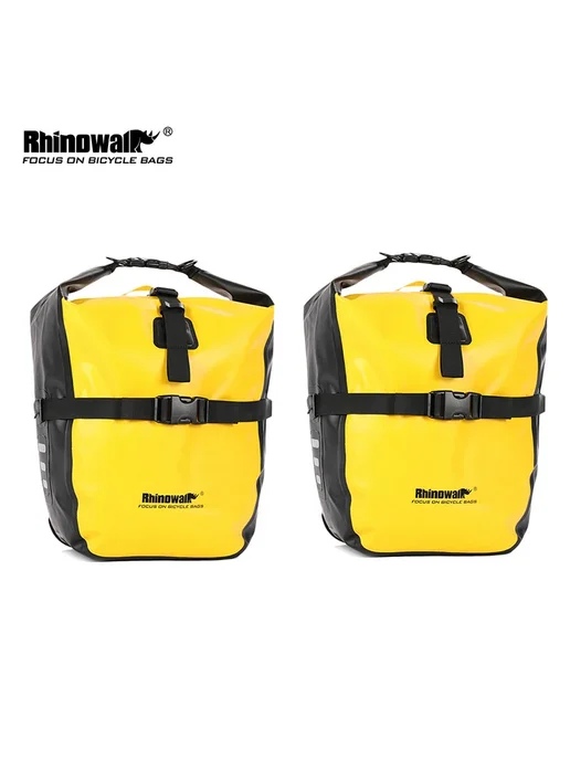 Rhinowalk Велосумка водонепроницаемая, 2 шт, черный, 2 шт, фото 2