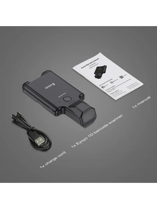 Eyoyo 2D Bluetooth сканер штрих-кода 1D, вариант, фото 7