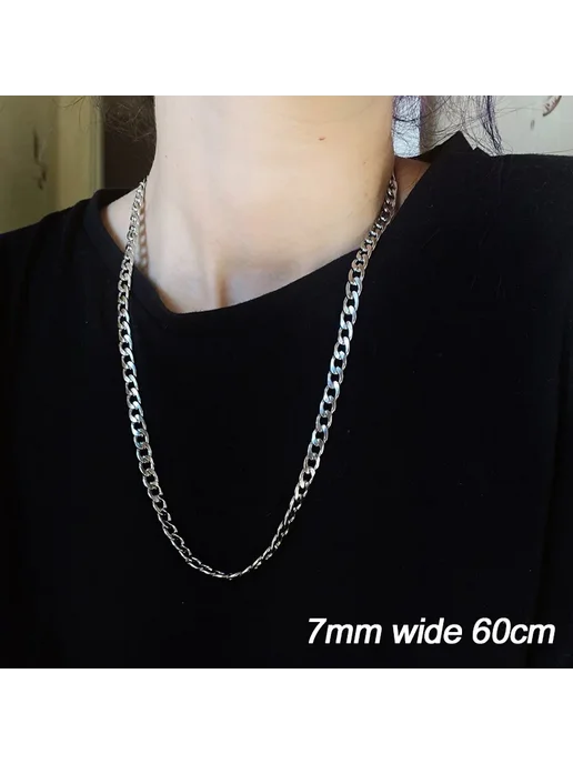 spriboom Цепочка кубинская из нержавеющей стали 3.5mm wide, серый, фото 7