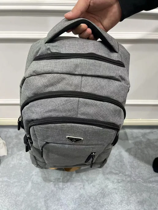CFUN YA Темно-синий рюкзак для ноутбука 15.6" 17.3" USB, синий, фото 6