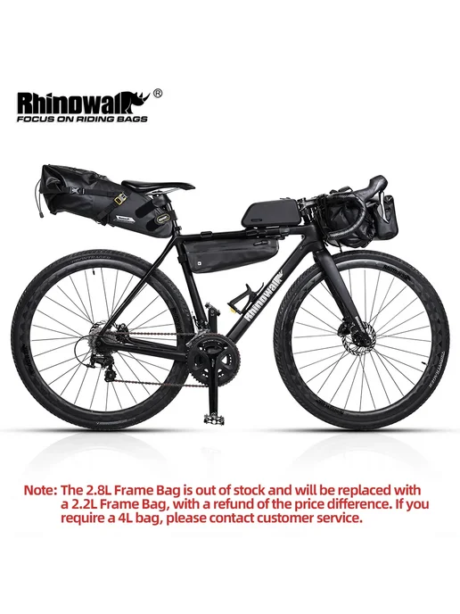 Rhinowalk Велосумка 13L Saddle Bagx1, 13 л, фото 2