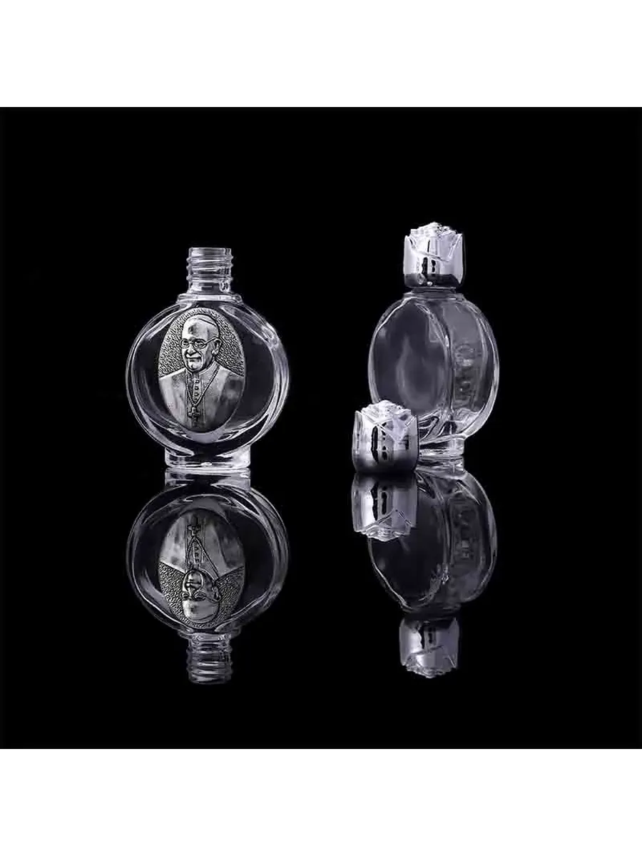Бутылка для святой воды с портретом, ЗОЛОТО, 65-42mm3