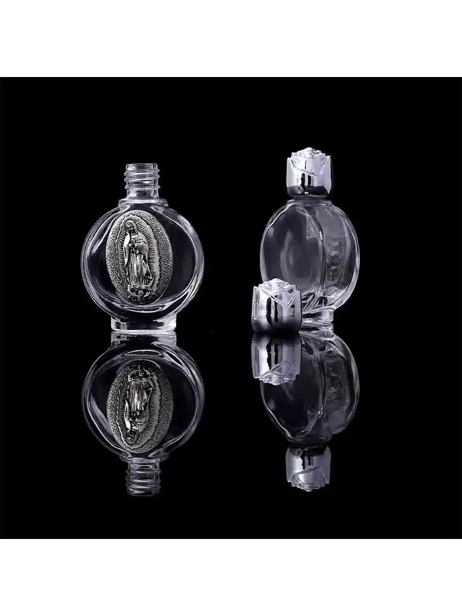 Бутылка для святой воды, серебристый камень, 65-42mm9