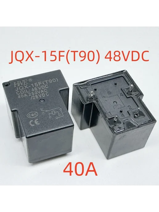 Нет бренда Реле JQX-15F(T90) 48VDC 40A, JQX-- 12В 24В 48В, фото 6