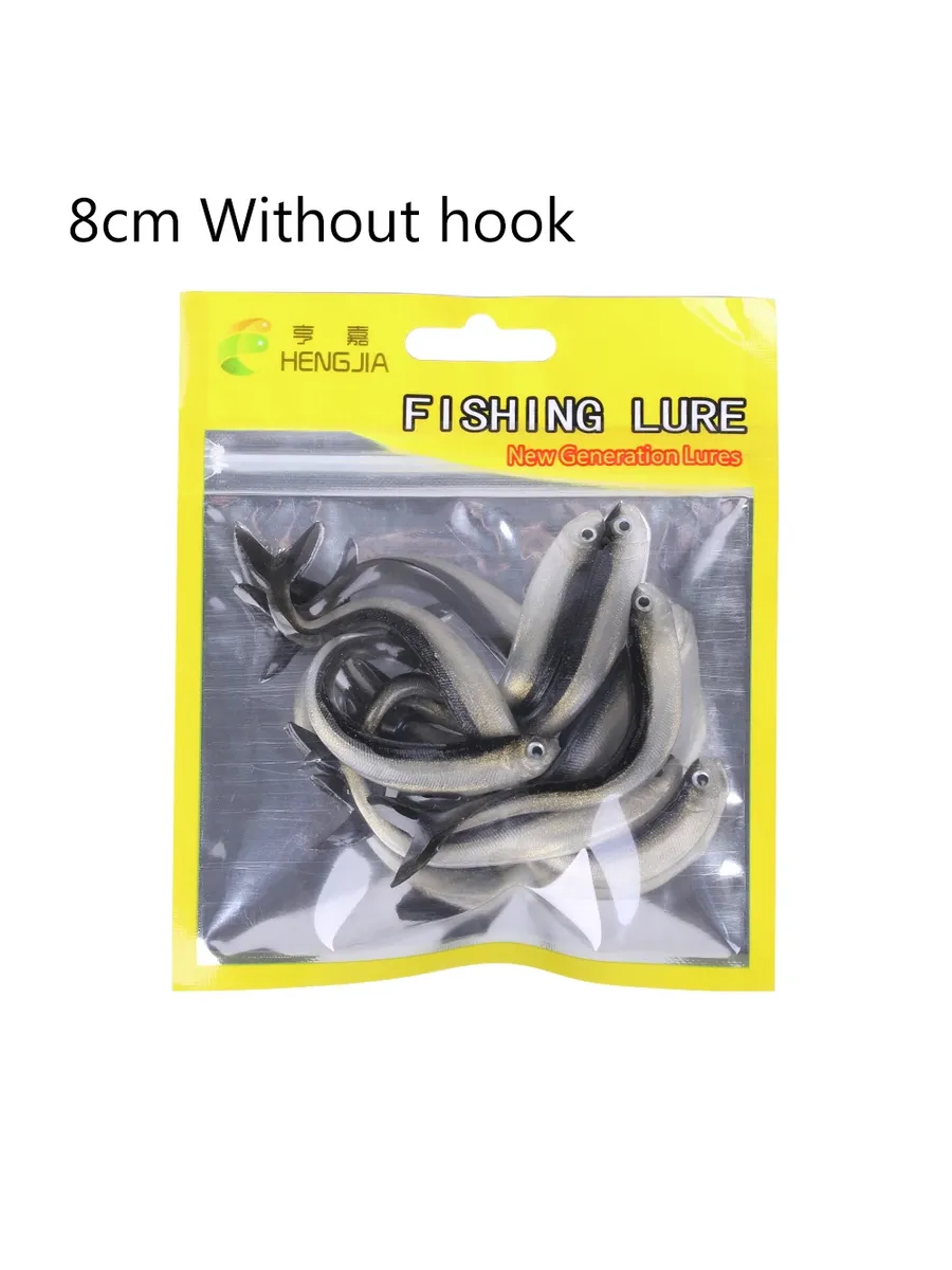 Силиконовые воблеры 8 см, Type 1-8cm, 10
