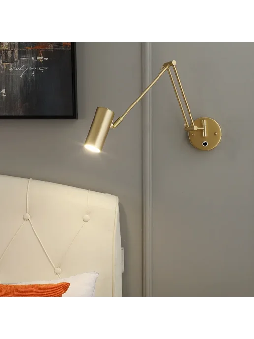 KINLAMS Настенный светильник белый, регулируемый, 2700-3500K, белый, фото 3