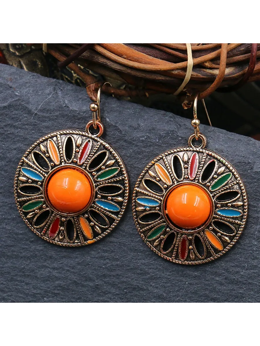 Деревянные серьги Jhumka
