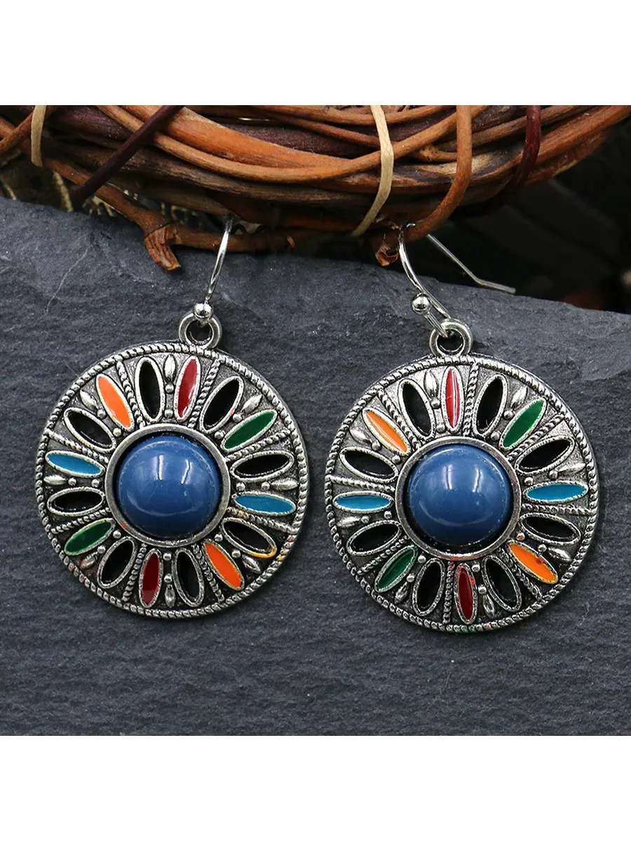 Деревянные серьги Jhumka
