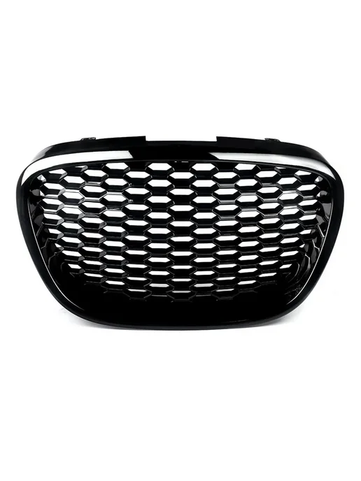 Решетка передняя черная матовая Seat Leon Altea Toledo 2004-, черный, фото 3