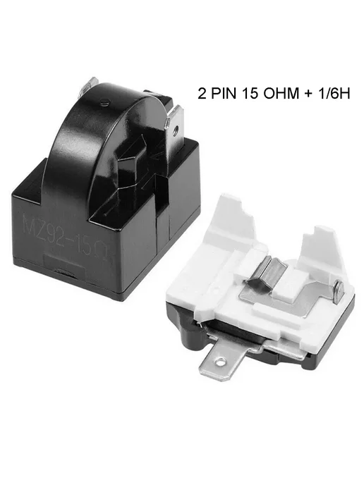Нет бренда PTC пусковое реле 2 PIN 15 OHM 1-6H, вариант