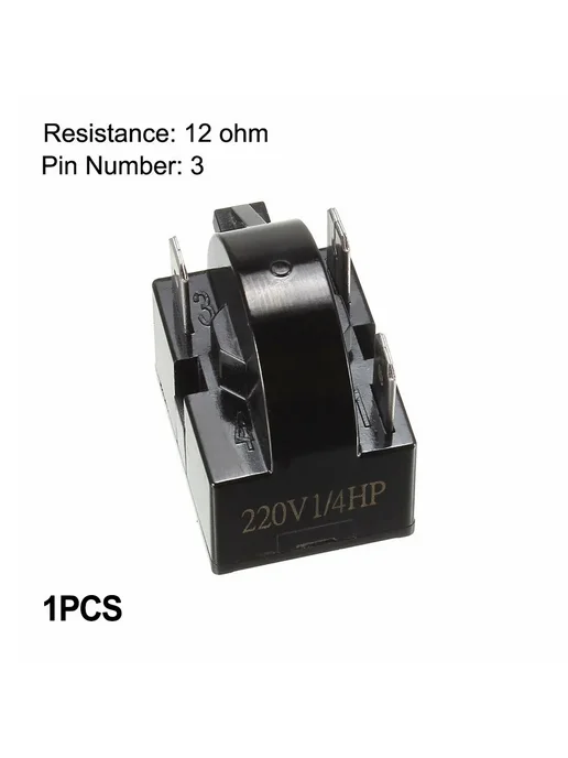 Нет бренда PTC пусковое реле 2 PIN 15 OHM 1-6H, вариант, фото 3