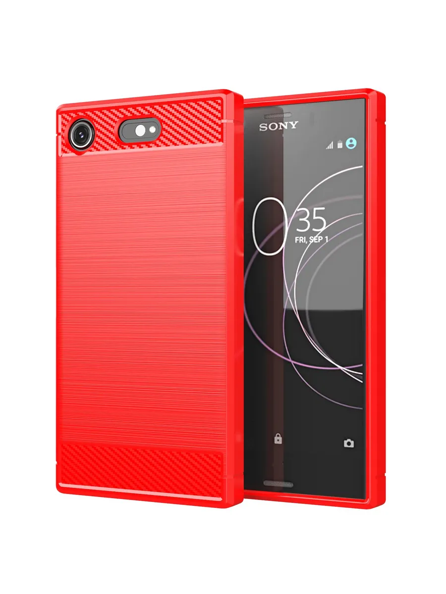 Красный чехол для Sony Xperia XZ1 Compact