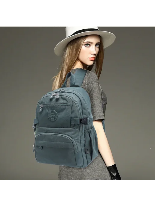 IGETBAG Рюкзак Tegaote Light Travel для мужчин, уличный рюкзак, школ, черный, фото 3