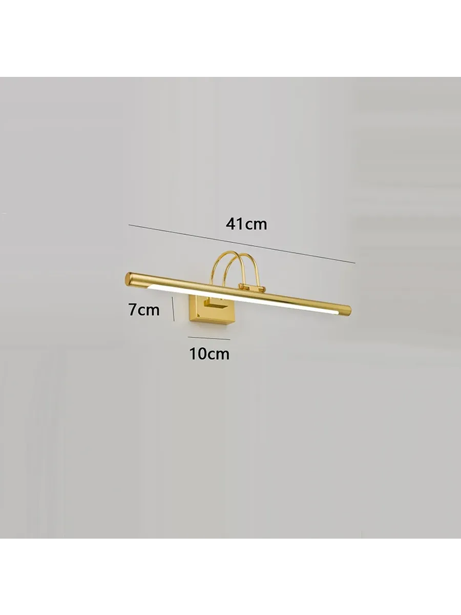 Настенный светильник Gold 41cm, теплый белый свет