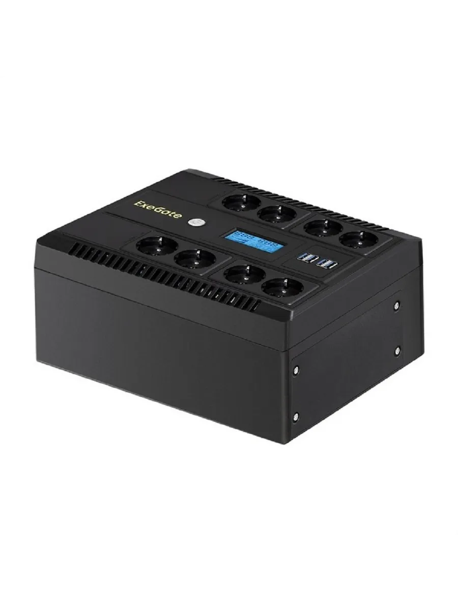ИБП NEO Smart LHB-1000.LCD.AVR.8SH.CH.USB, 650Вт 1000ВА