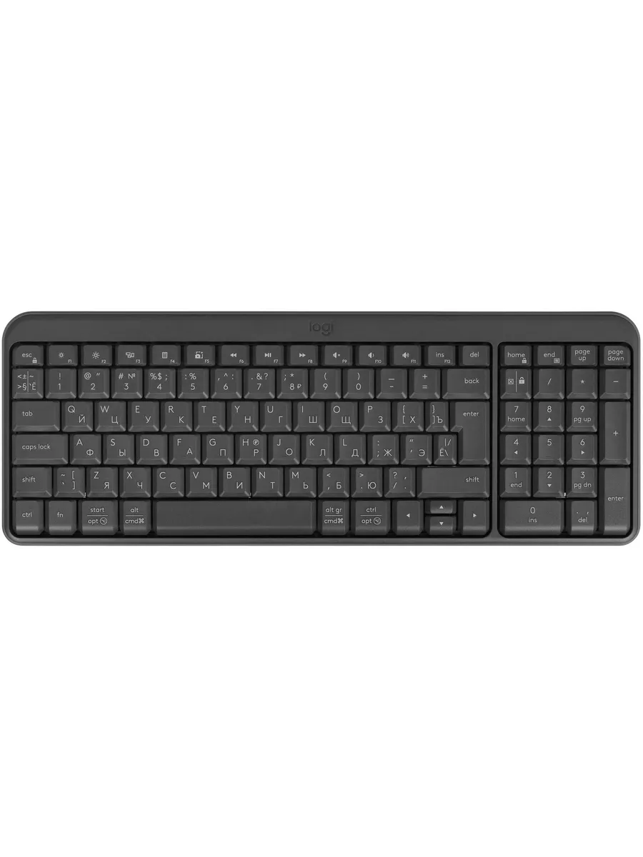 LOGITECH Клавиатура K250 беспроводная Мембранная, Для ПК