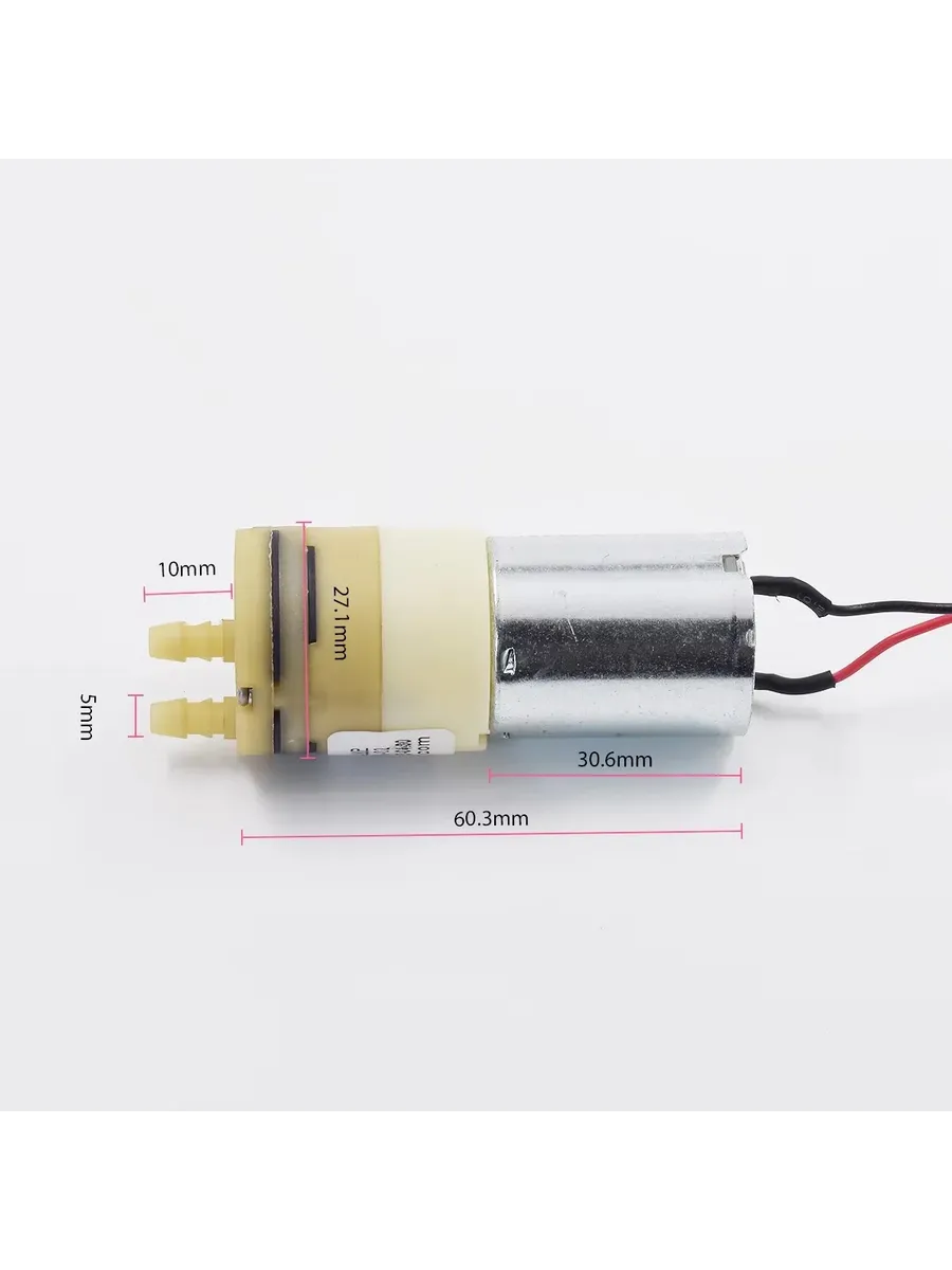 Мини мембранный насос 370, 3.7В, 5V-7.4V
