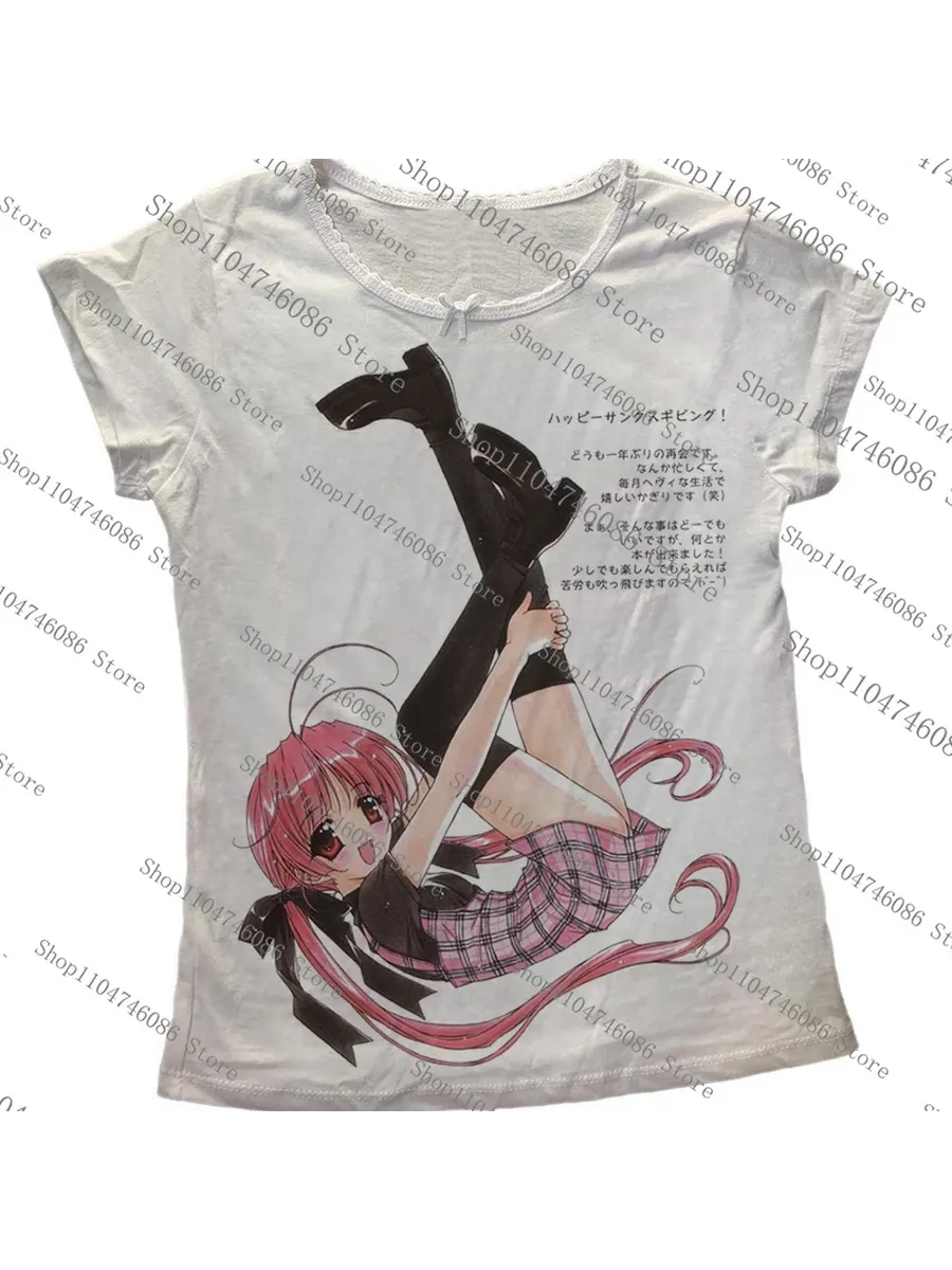 Полиэстерная футболка Anime Girl