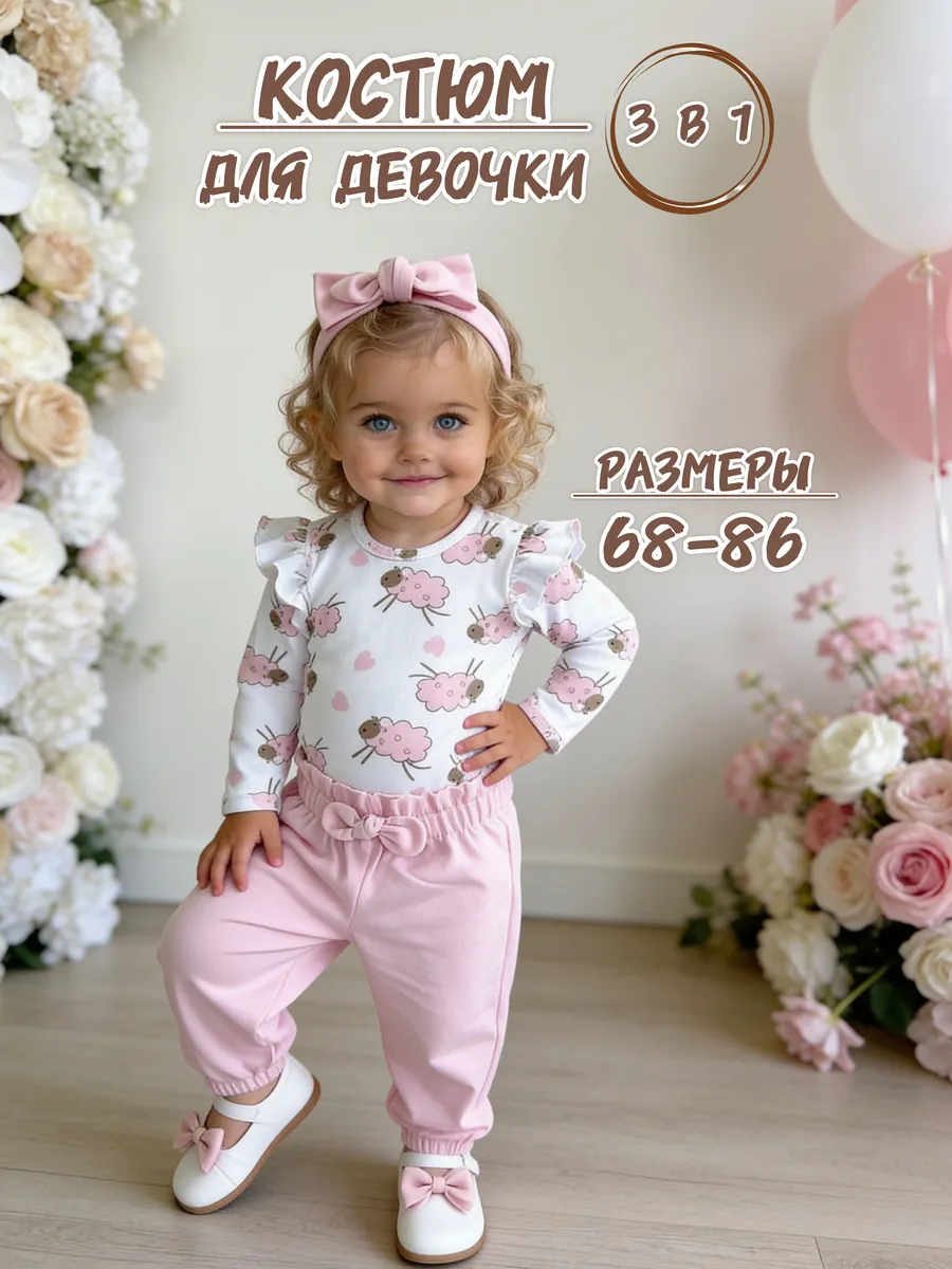 Костюм для новорожденных нарядный комплект