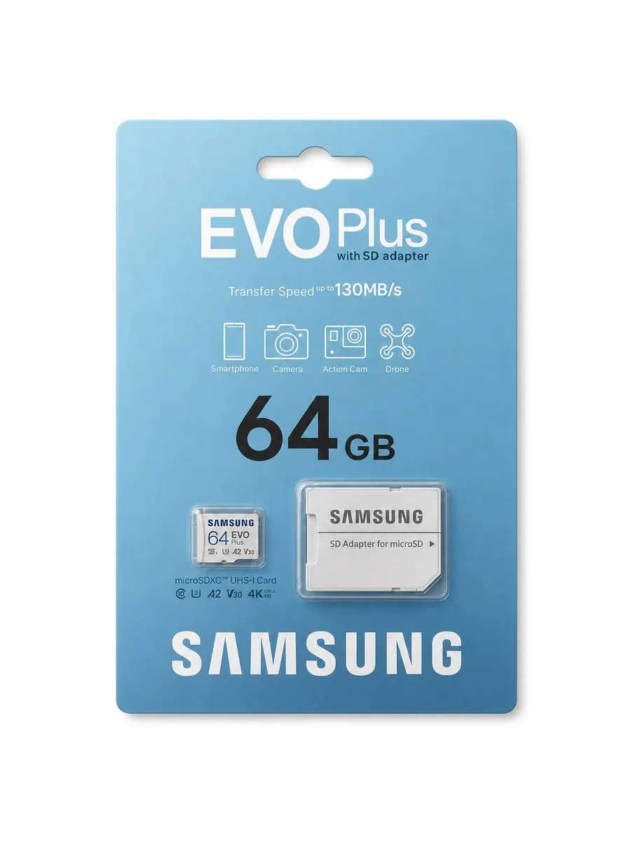 Карта памяти Micro SD 64 гб