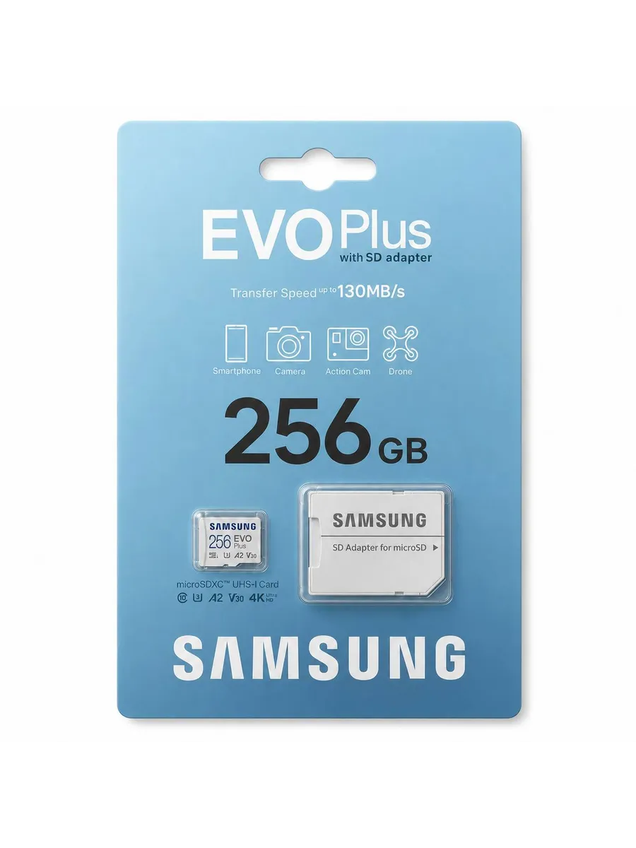 Карта памяти Micro SD 256 гб