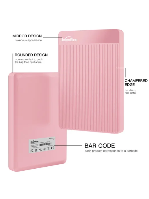 UnionSine 2.5''Внешний жесткий диск HDD 500 ГБ USB 3.0, 500 ГБ, фото 3
