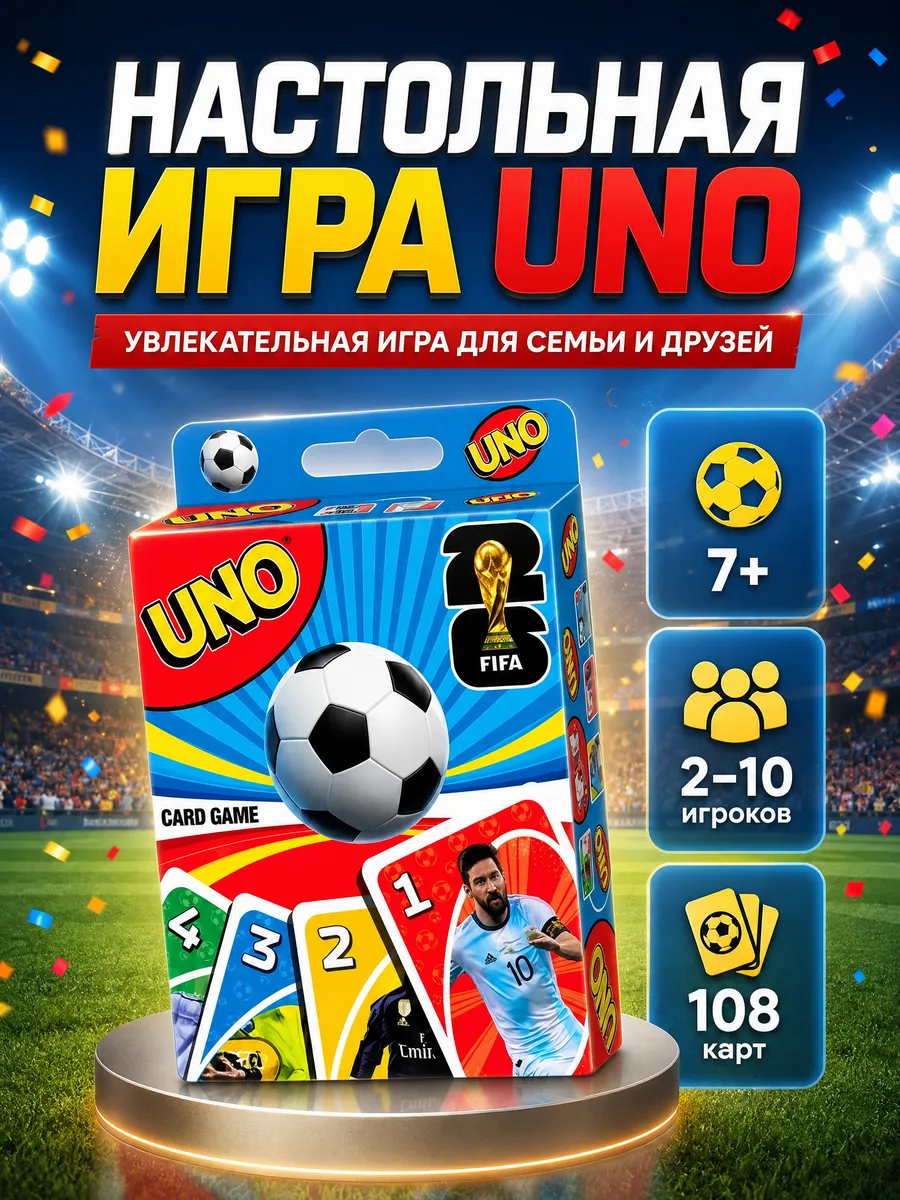 УНО Игра настольная карточная UNO
