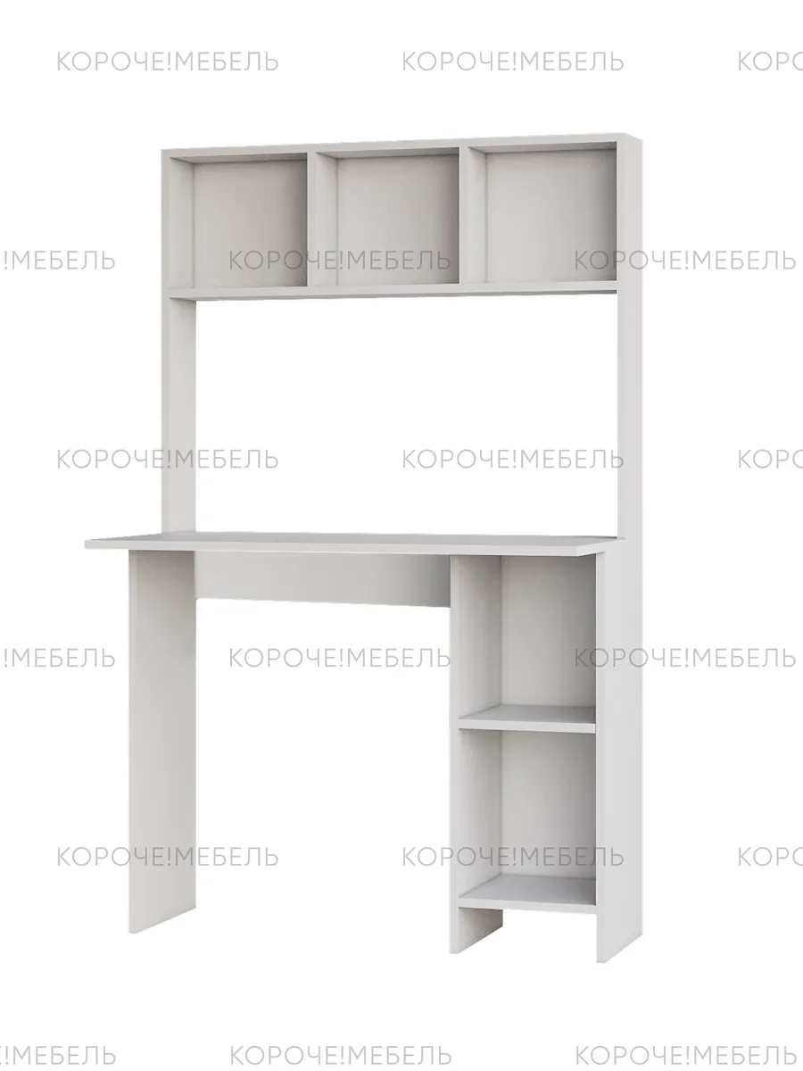 Стол компьютерный, белый