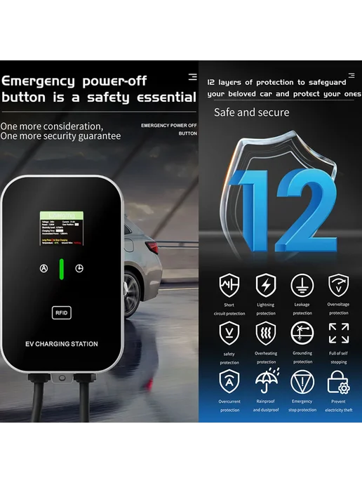 BoFaCarry 7KW 32A GBT EV Зарядная станция Зарядная станция Автомобильн, вариант, фото 5