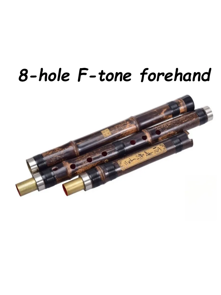 Бамбуковая флейта Сяо 8 отверстий F Key Forehand
