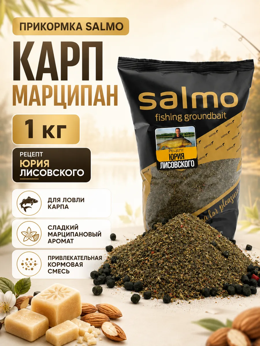 Прикормка Карп Марципан 1 кг рецепт Юрия Лисовского