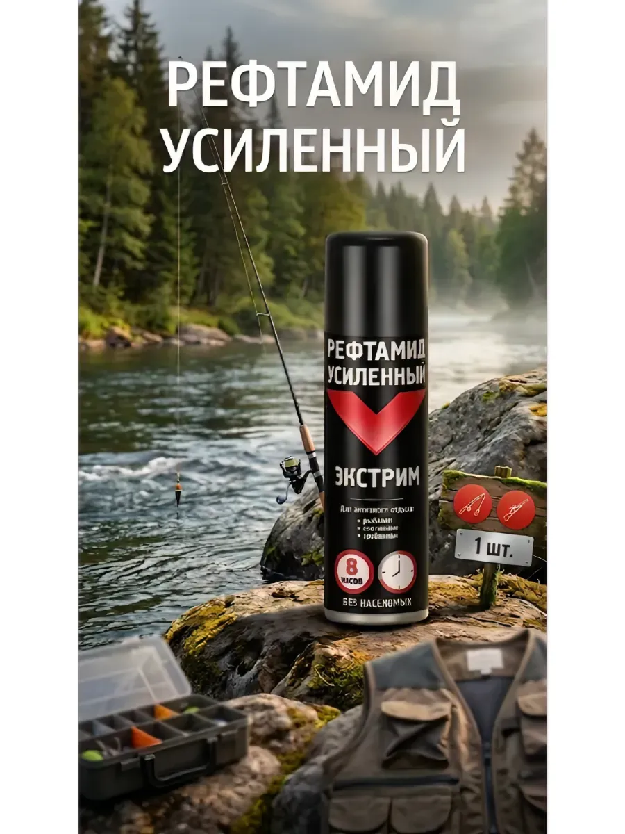 Спрей от комаров и клещей и мошек взрослый, Максимум