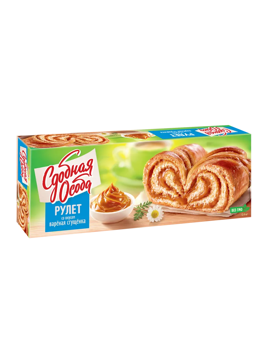 Рулет со вкусом "Варёная сгущёнка", 400 г