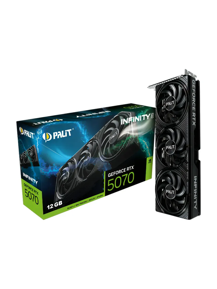Palit Видеокарта RTX 5070 INFINITY 3 12 GB NE75070019K9-GB2050S