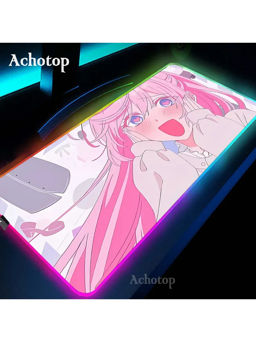 Achotop RGB коврик для мыши аниме 100x50