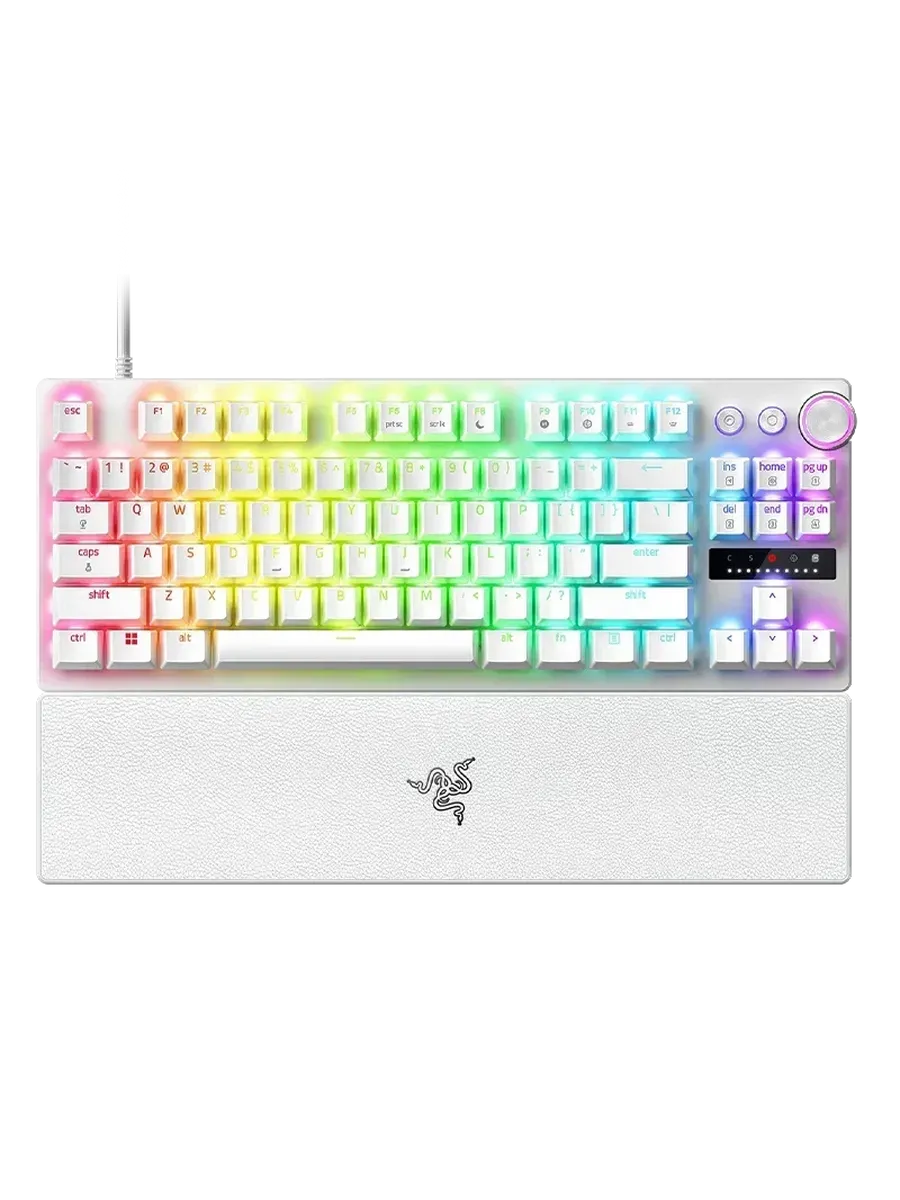 Razer Huntsman V3 Pro Белая механическая клавиатура 87кл