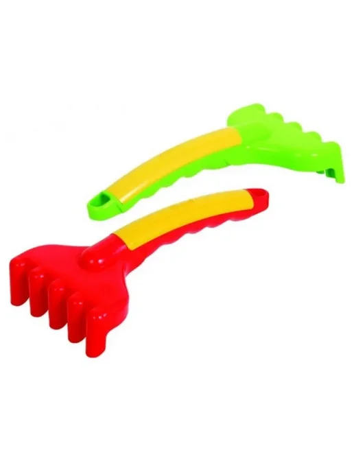 gowi Игрушечные грабли 19 см, 1шт, 1 шт, зеленый