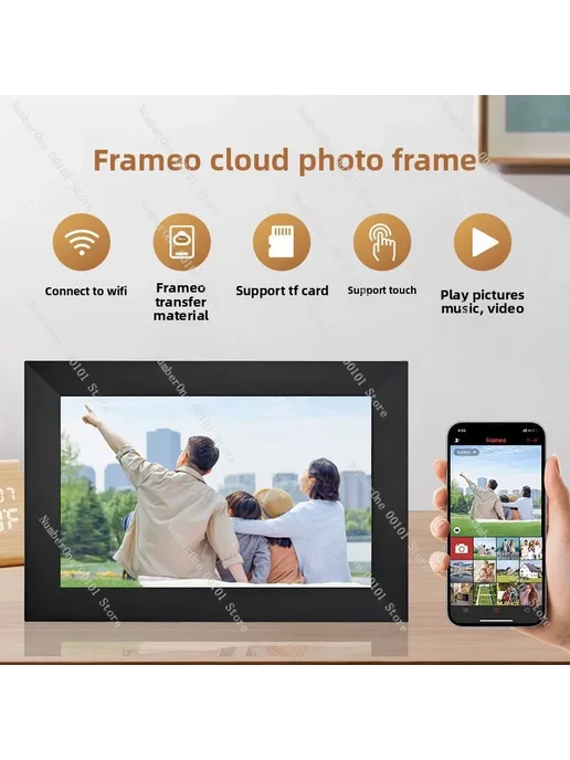 Нет бренда FRAMEO 10-дюймовая цифровая фоторамка 32 ГБ Option 1, 32 ГБ, фото 2