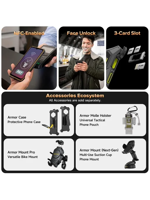 Смартфон Ulefone Rugking 3 Pro 2/128 ГБ, цвет не указан, фото 7
