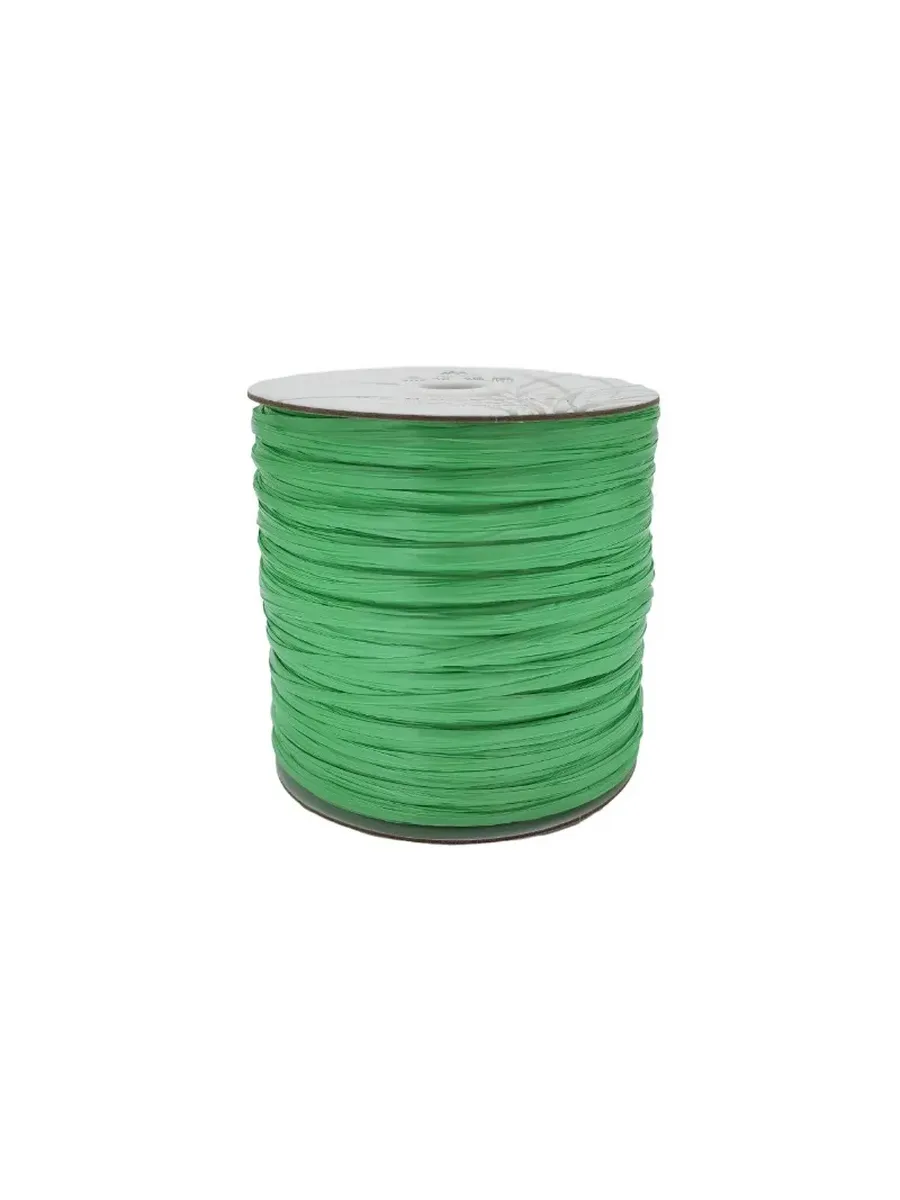 Пряжа рафия матовая, Зеленый, Color-23