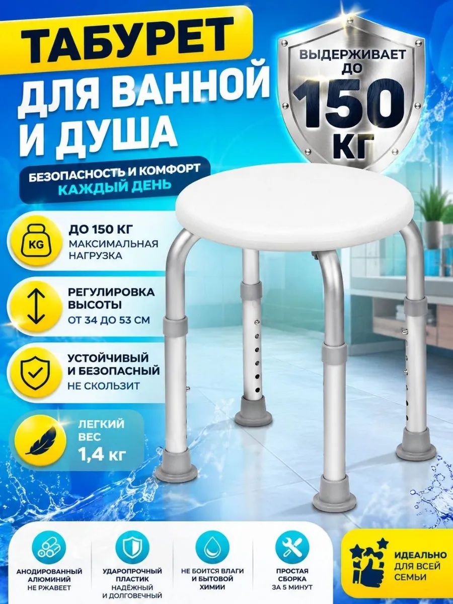 Сиденье для ванной пожилых