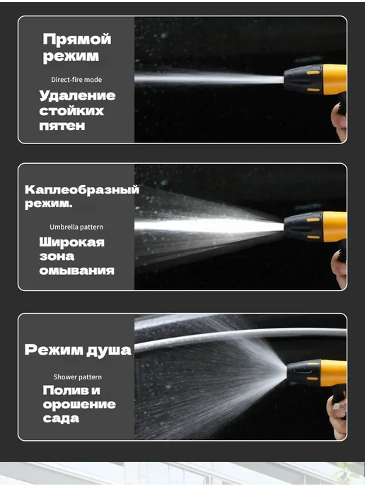 Пистолет поливочный,Автомойка полив сада, вариант, фото 2