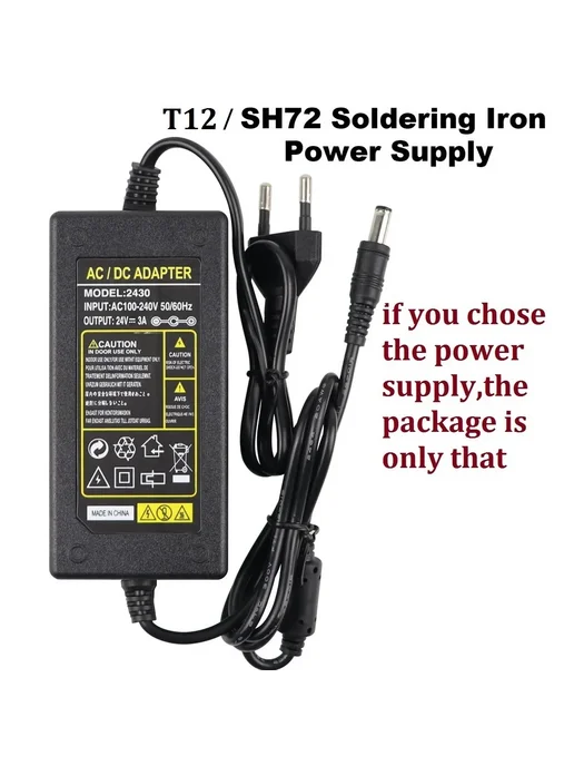 Нет бренда Портативный паяльник T12 72W With T12-BC2 tip, 72 Вт