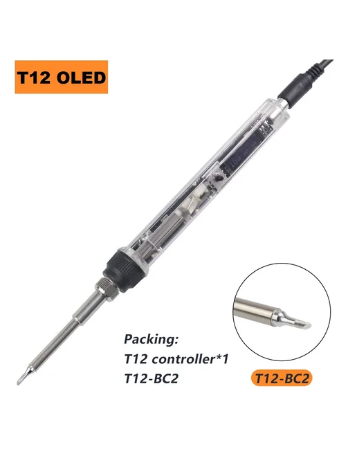 Нет бренда Портативный паяльник T12 72W With T12-BC2 tip, 72 Вт, фото 2